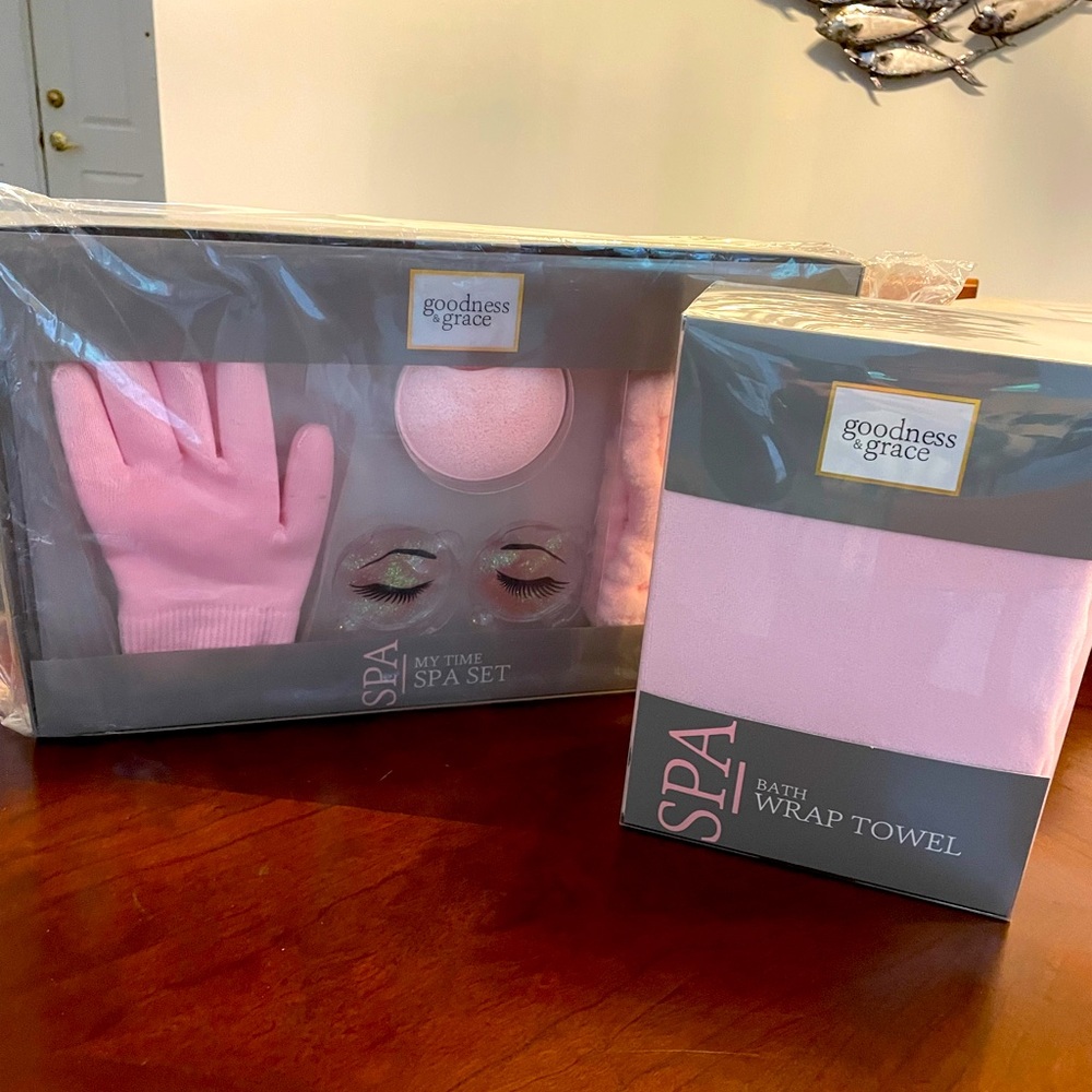 Goodness and Grace spa set.